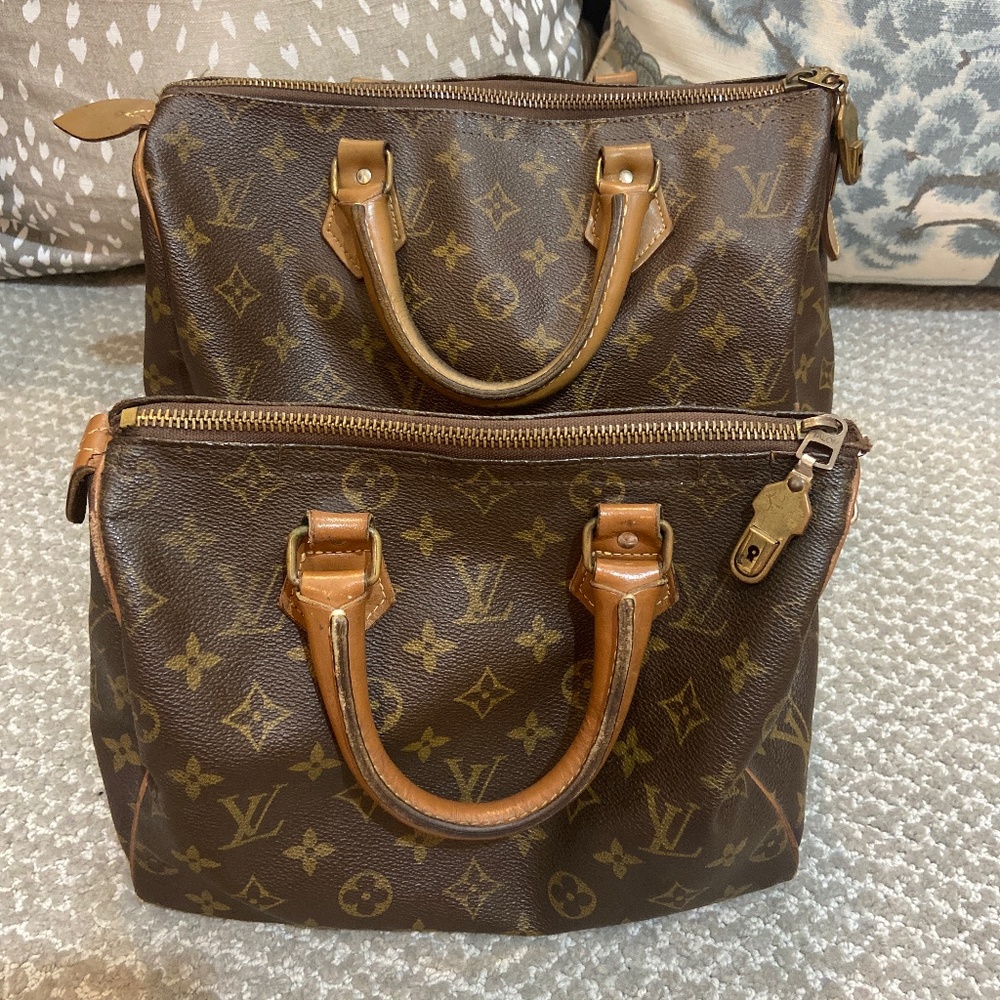 Louis Vuitton Speedy 30 and 25 The French Company